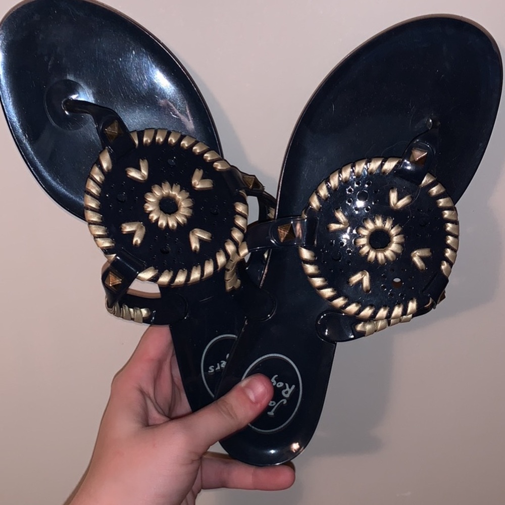 Size 7 Navy Jack Rogers sandals